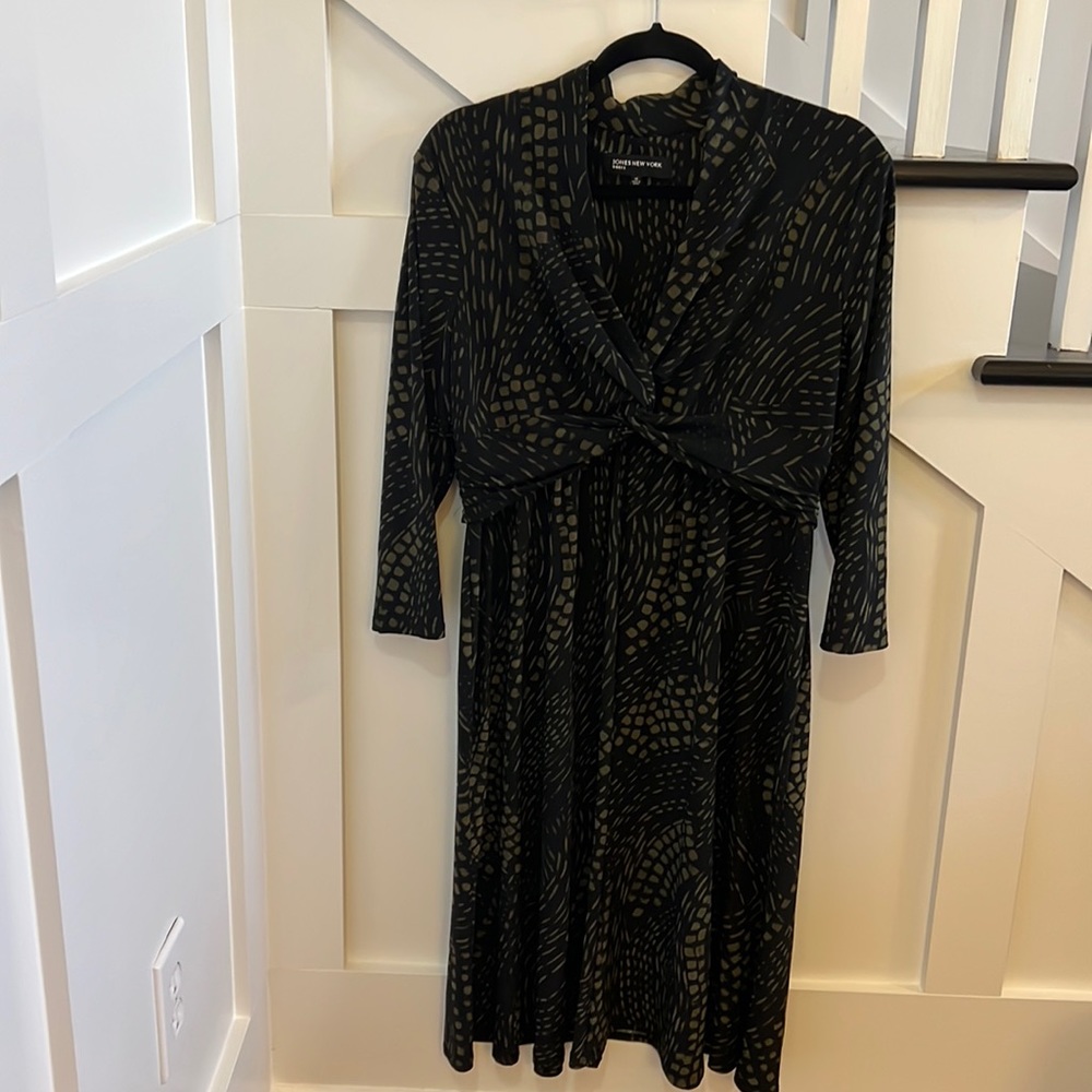 Jones New York Print Dress Sz 16
